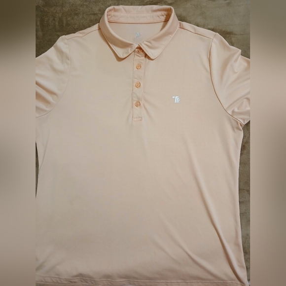 TBMPOY Golf Polo • Size M • Peach - Picture 4 of 8